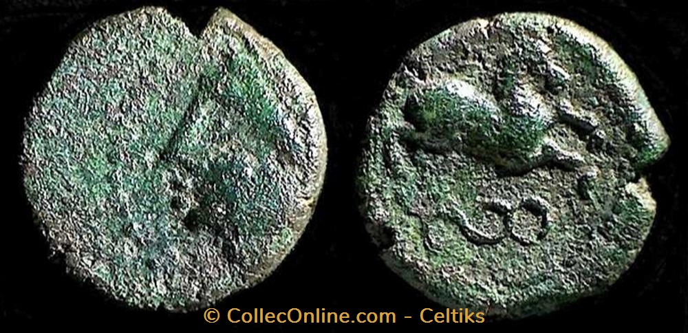 obole au triskèle et au rinceau monnaies antiques celtes obole au triskele et au rinceau