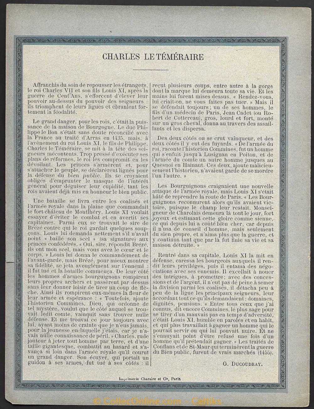 protège cahier - roi documents anciens buvards cahiers illustres protege cahier roi