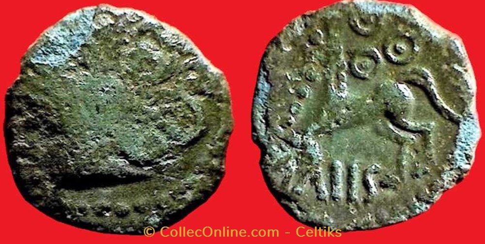 bronze SIIVNI monnaies antiques a celtes bronze siivni