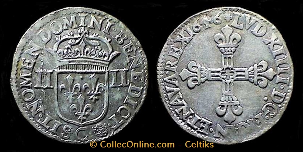 LOUIS XIV monnaie france a royale louis xiv
