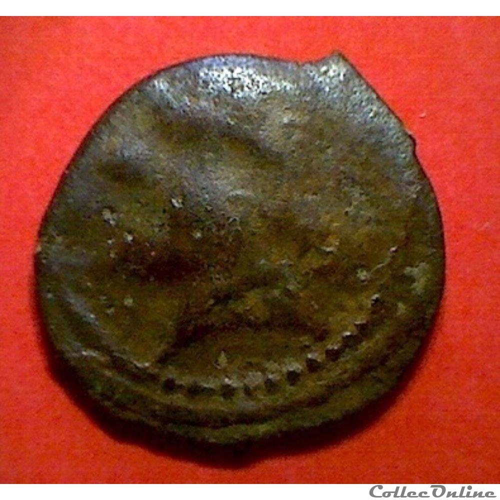 série 63 DT 555 bronze CRICIRV monnaie antique gauloise serie 63 dt 555 bronze cricirv