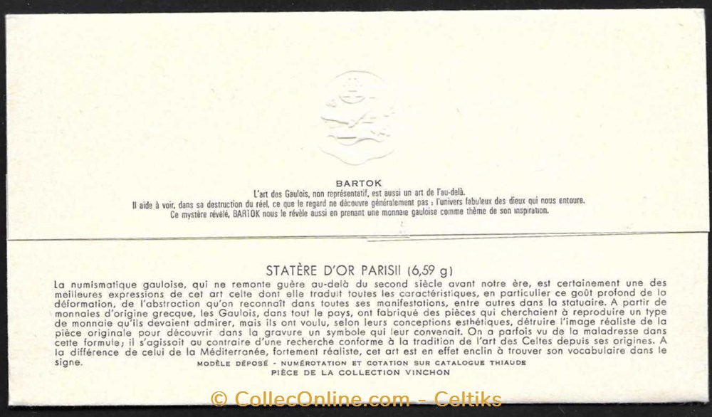timbres europe france enveloppe monnaie gauloise