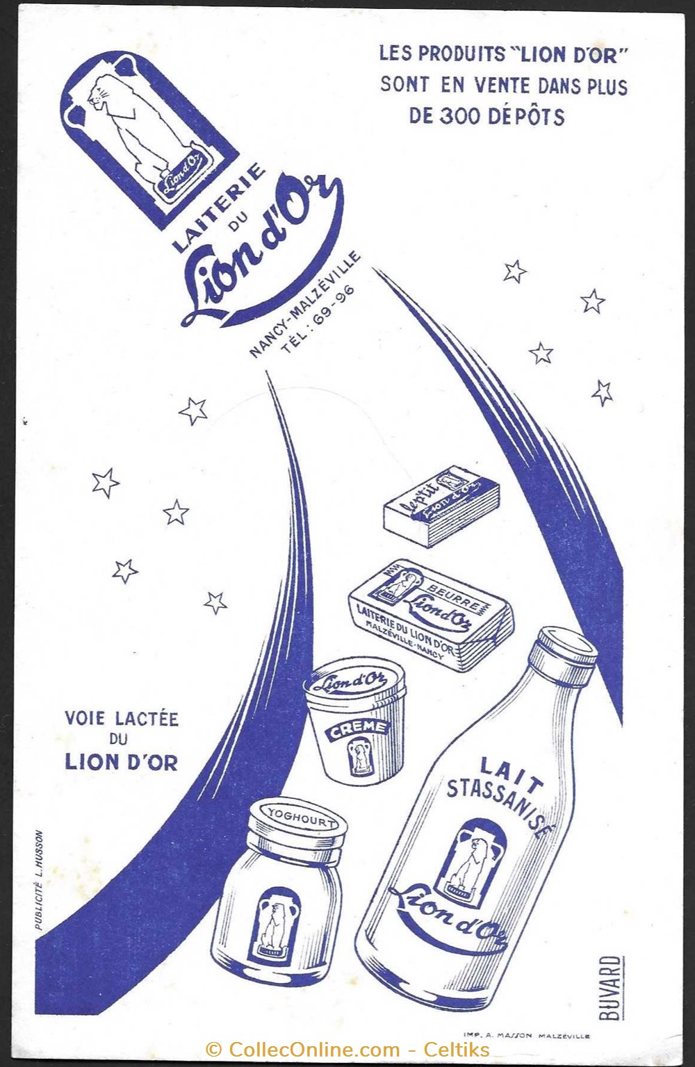 buvard - alimentation objets publicitaires buvards buvard alimentation