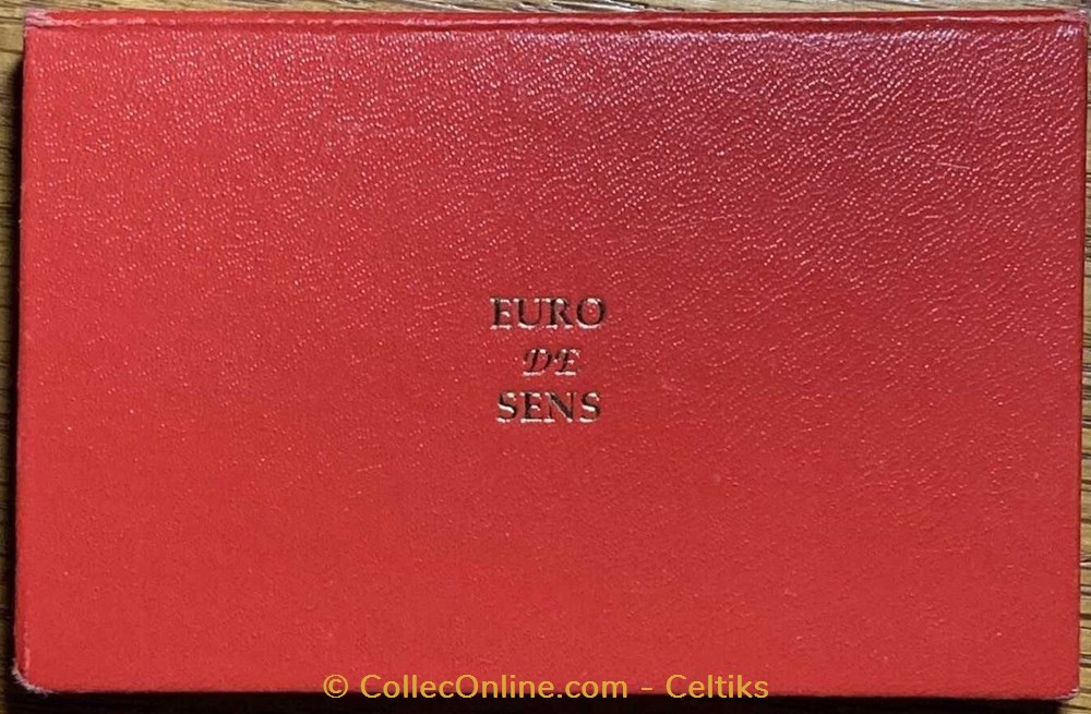 medailles france des villes monnaie coffret 1 et 2 euros ville de sens