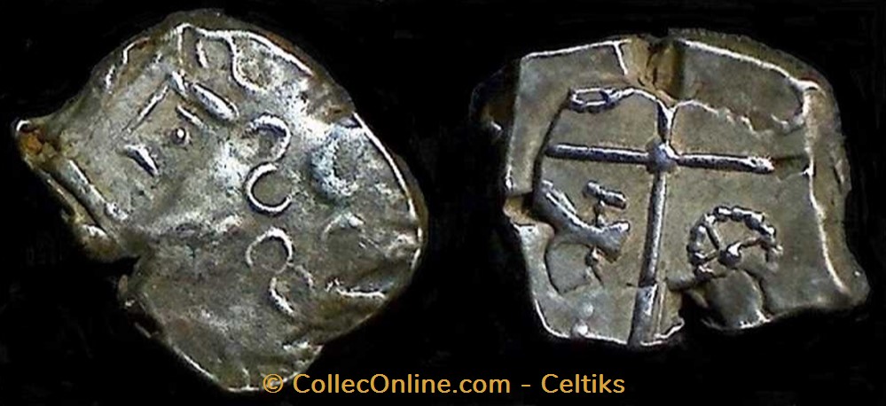 drachme type de GOUTRENS monnaies antiques celtes drachme type de goutrens