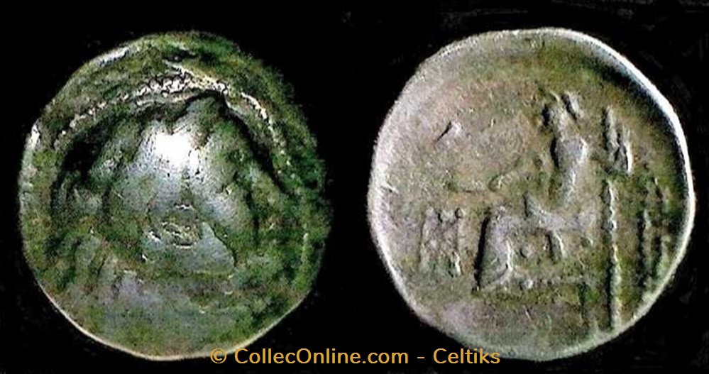 DANUBE - imitation de PHILIPPE III de MACEDOINE monnaies antiques celtes danube imitation de philippe iii de macedoine