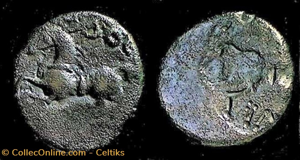 monnaies antiques celtes denier q doci samf type 1