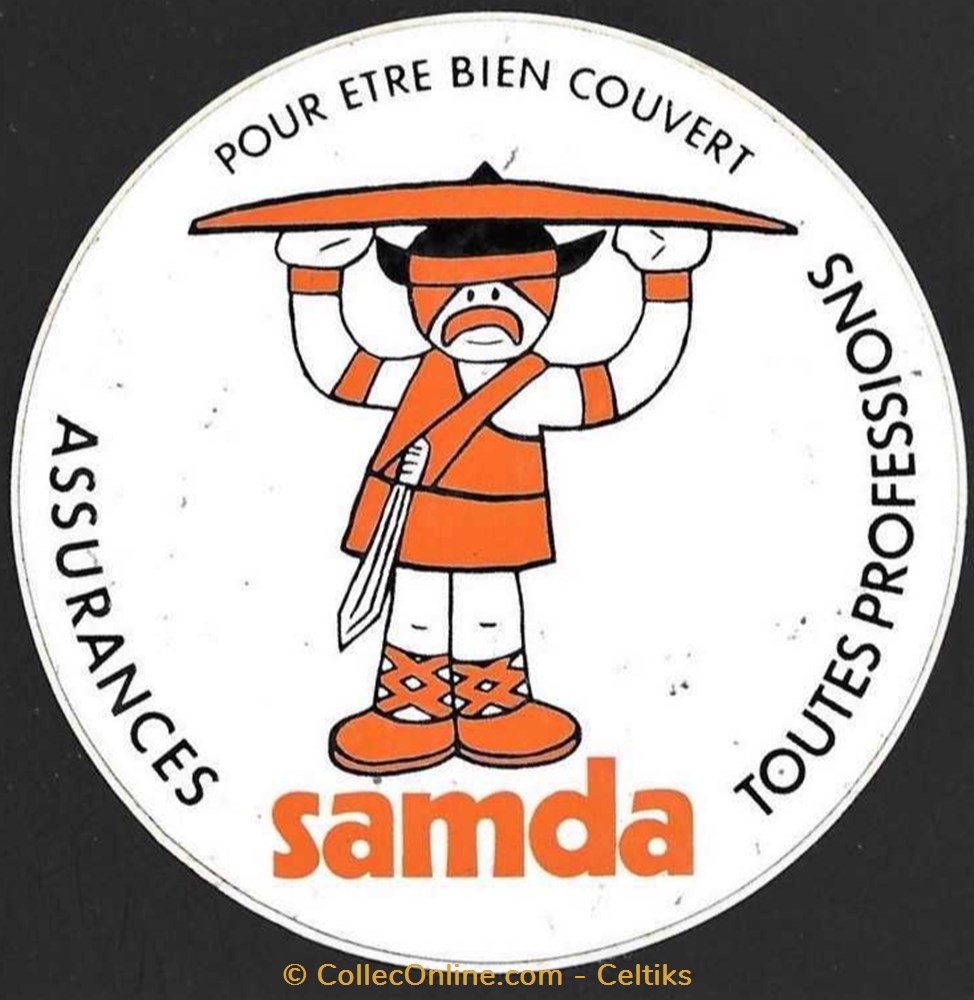 assurance "SAMDA " divers decorations magnets autocollants assurance samda