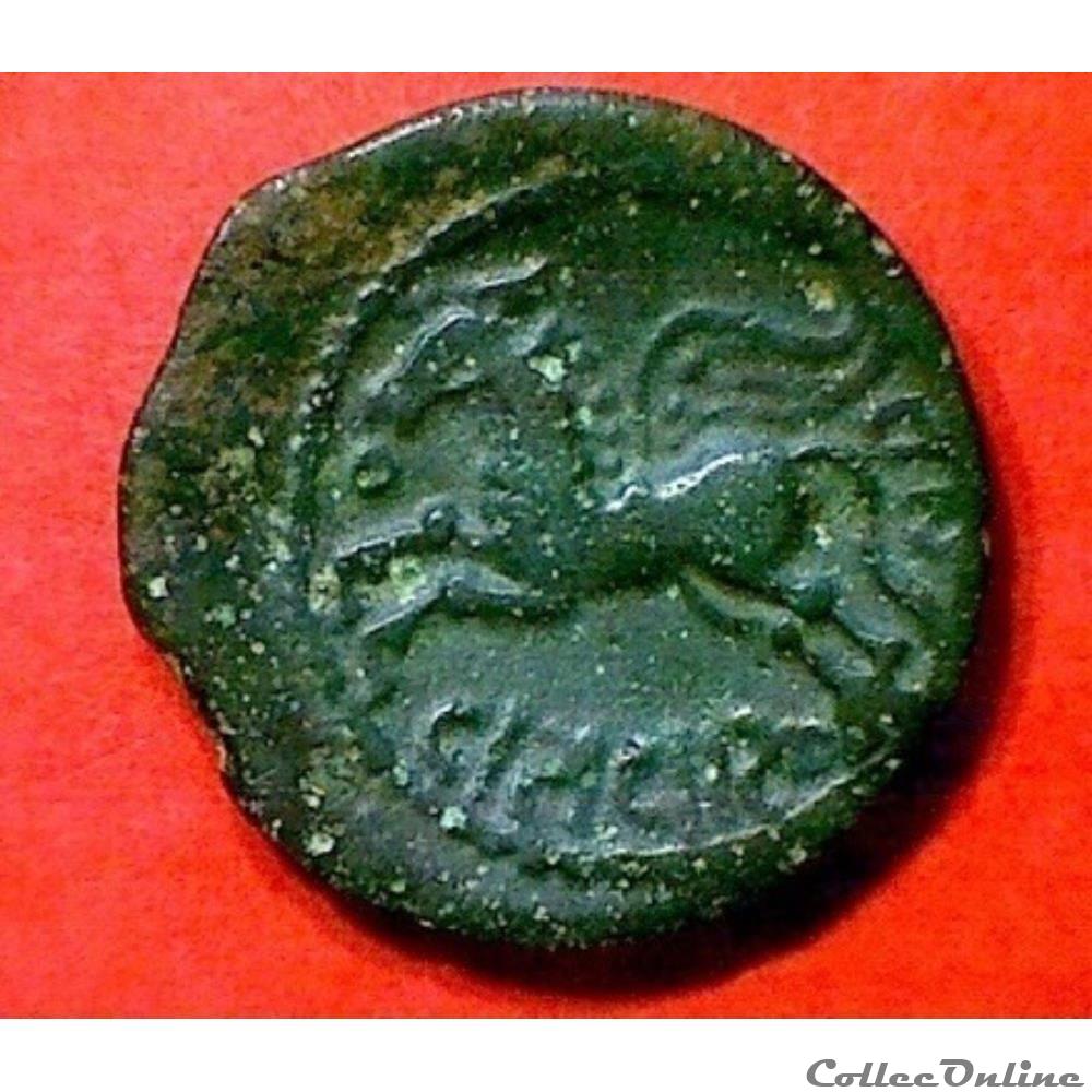 monnaie antique gauloise serie 63 dt 554 var bronze criciro nis var 2