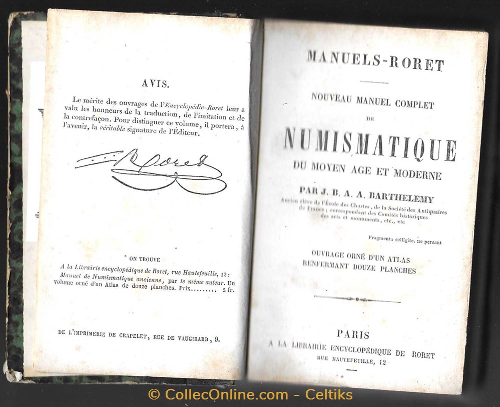 livres bd revues nouveau manuel complet de numismatique du moyen age et moderne
