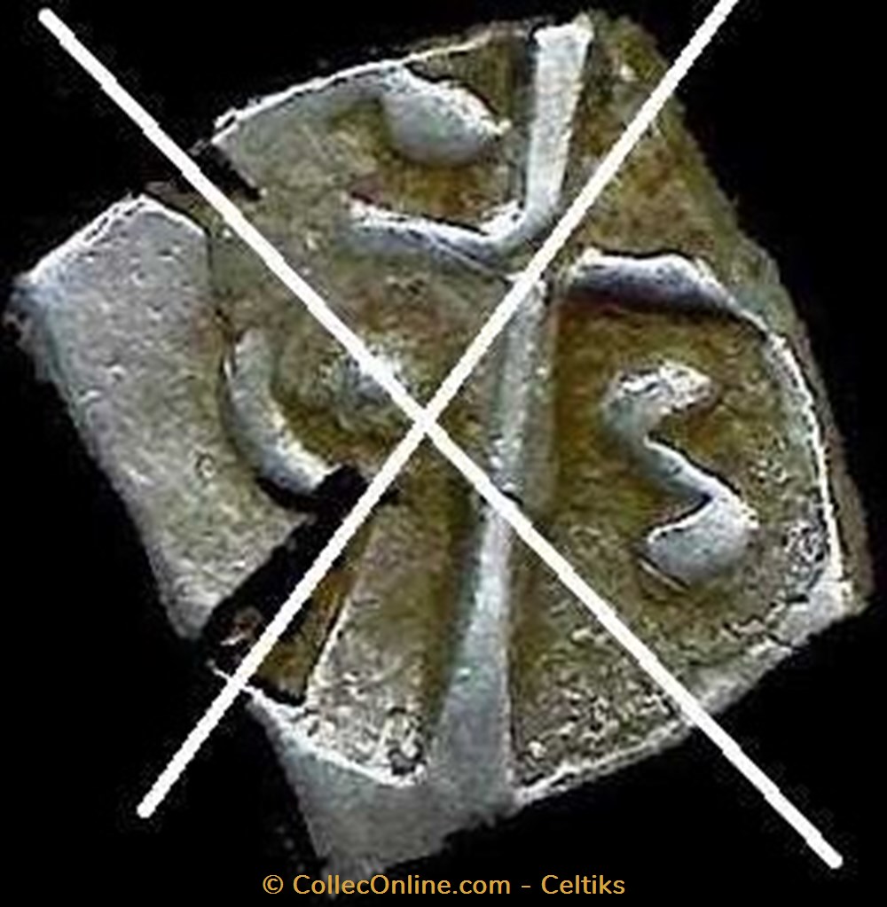 drachme à la tête bouclée du Causé 2 monnaies antiques celtes drachme a la tete bouclee du cause