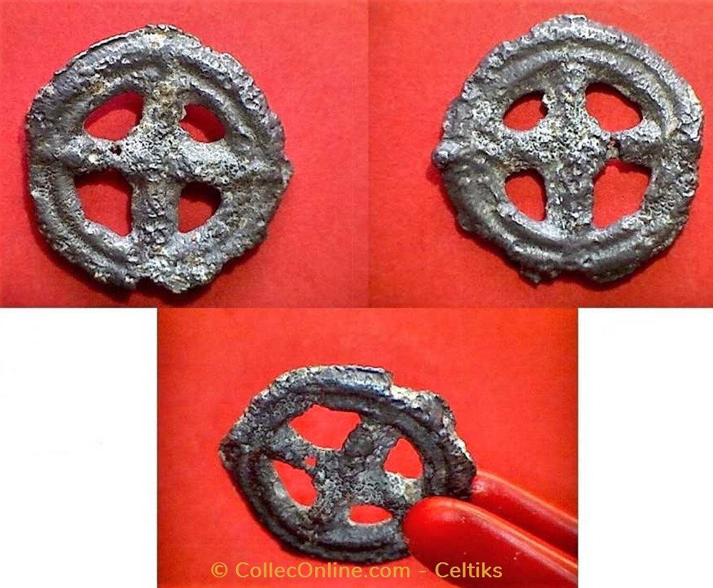 art antiquites archeologie europe rouelle plomb d