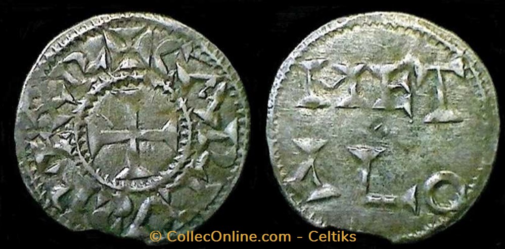 POITOU - au nom de CHARLES LE CHAUVE monnaie france feodale poitou au nom de charles le chauve