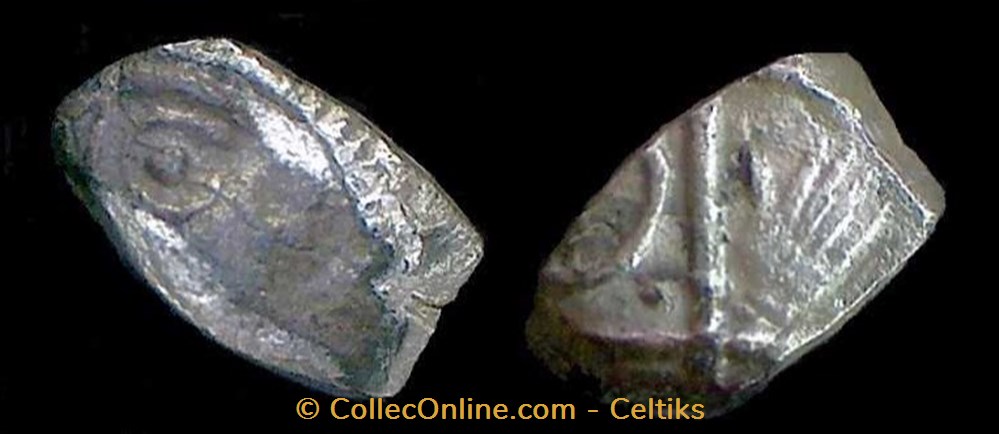drachme à la main ouverte monnaies antiques celtes drachme a la main ouverte