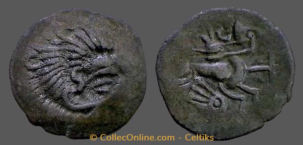 monnaies antiques celtes statere de billon classe 5 b