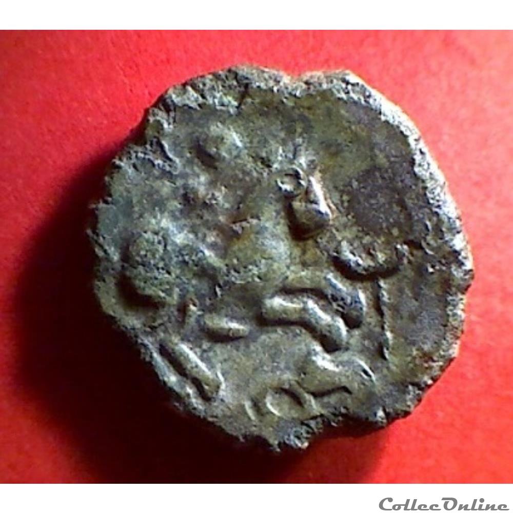 monnaie antique gauloise serie 88 dt 672 bronze eccaios au cavalier