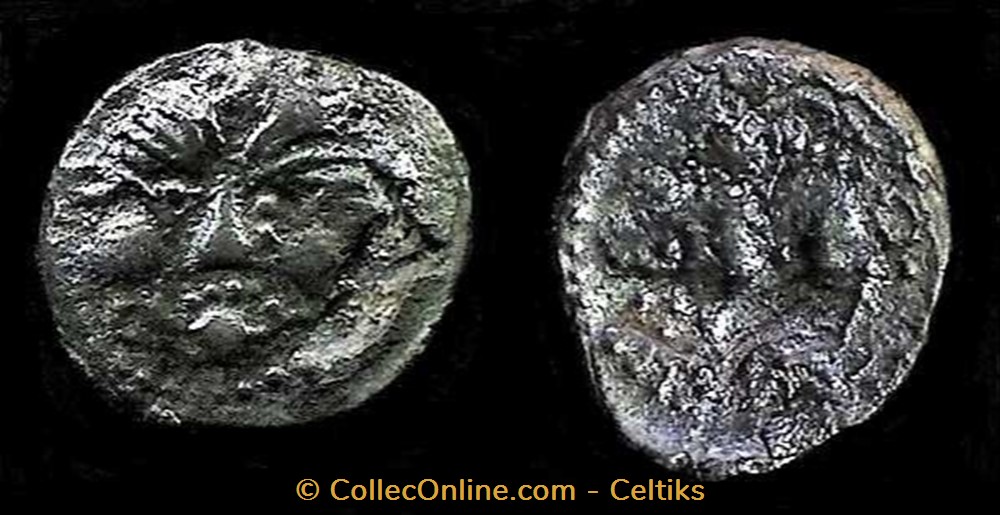 monnaie antique av jc ap gauloise obole du pont de la chaloire