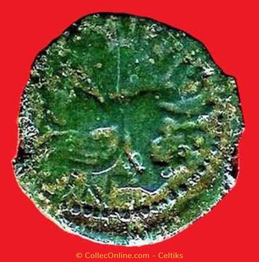 bronze CRICIRONIS type 4# 2 monnaies antiques a celtes bronze cricironis type 4