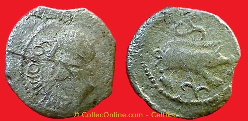 bronze ANNICIOIOS monnaies antiques celtes bronze annicioios