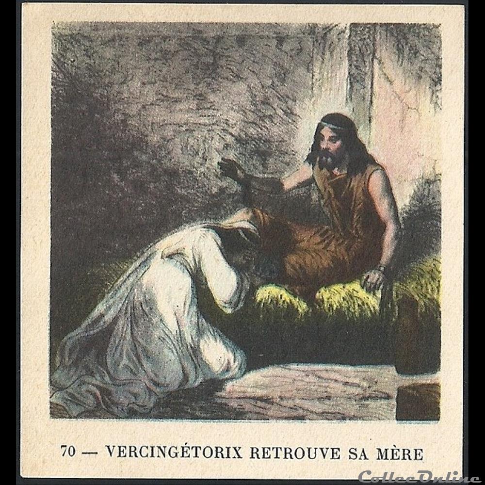 VERCINGETORIX retrouve sa mère chromo image alimentaire touristique vercingetorix retrouve sa mere