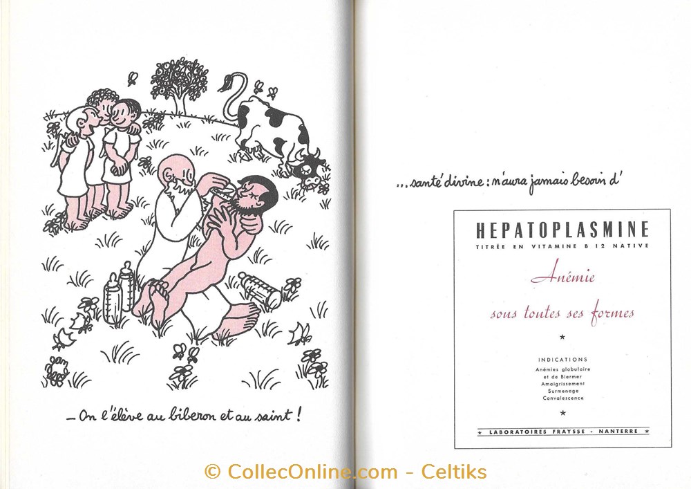 éditions LABO 1953 a - JEAN EFFEL ADAM bébé 3 science pharmacie editions labo 1953 a jean effel adam bebe