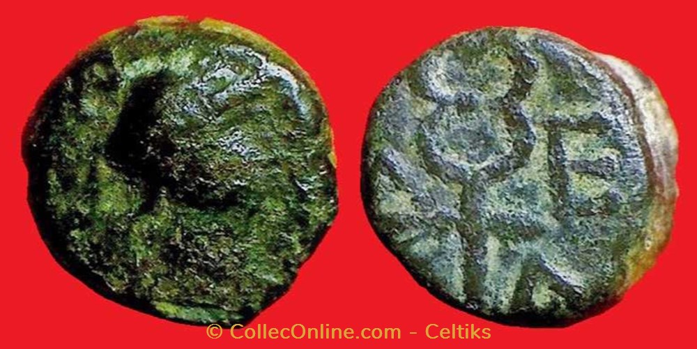 bronze au caducée monnaies antiques celtes bronze au caducee