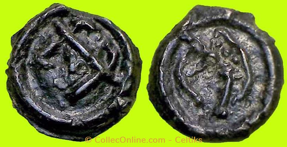 potin au carnyx monnaies antiques celtes potin au carnyx