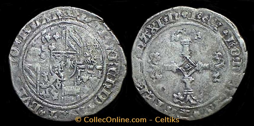étrangère - MAXIMILIEN et PHILIPPE LE BEAU ( BELGIQUE ) monnaie france feodale etrangere maximilien et philippe le beau belgique