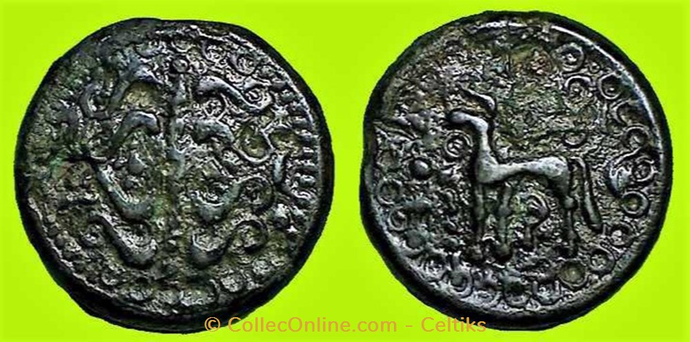 potin au rameau monnaies antiques celtes potin au rameau