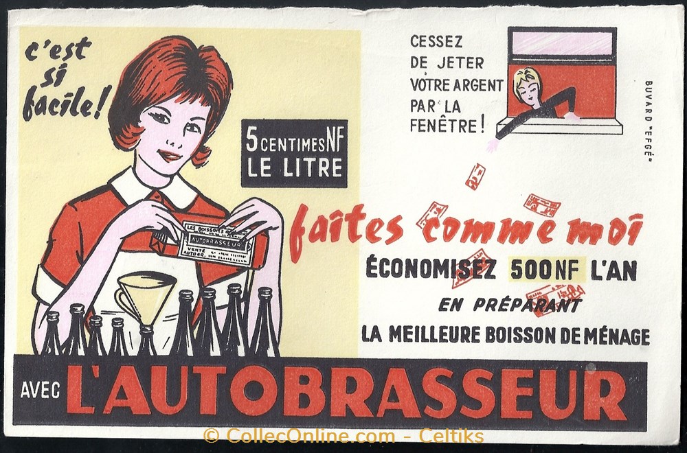 objets publicitaires buvards buvard boisson autobrasseur