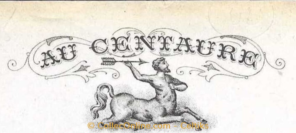 FACTURE - au centaure documents anciens factures commerciaux facture au centaure