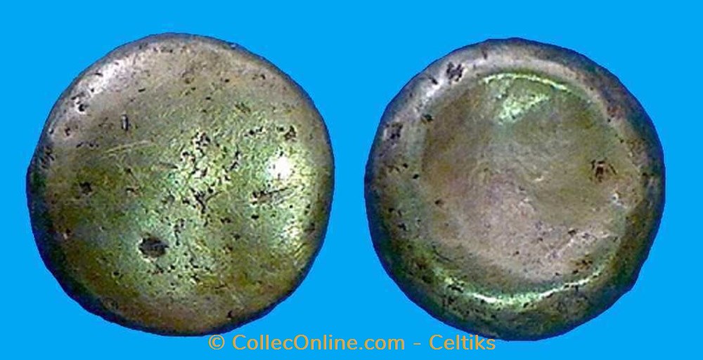 quart de statère sans segment monnaies antiques celtes quart de statere sans segment