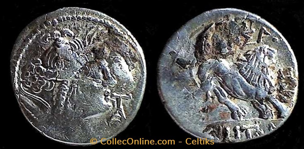 monnaies antiques celtes drachme legere