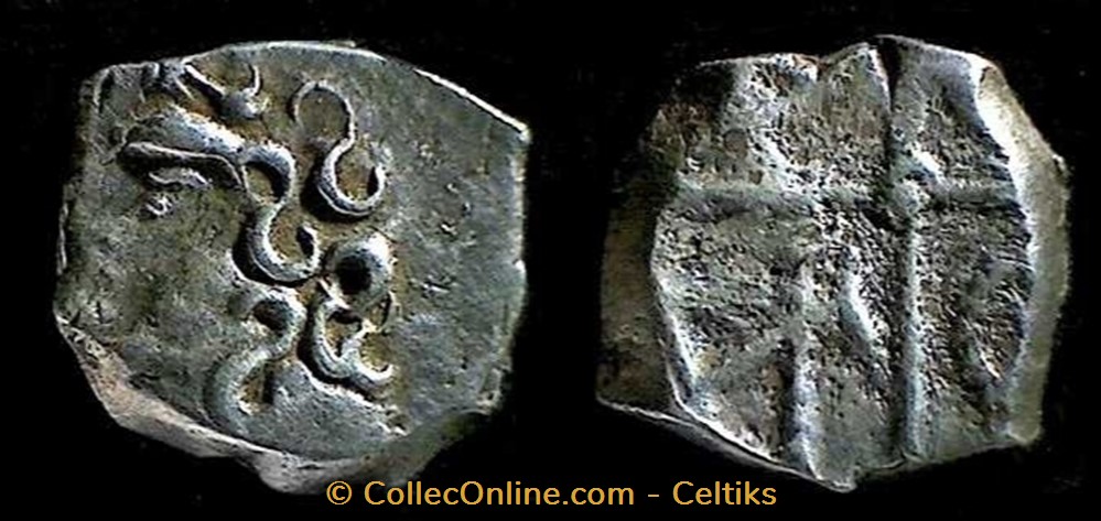 drachme type de GOUTRENS monnaies antiques celtes drachme type de goutrens