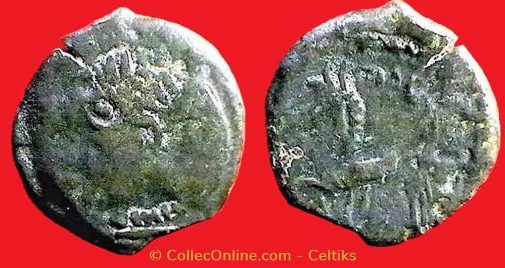 monnaies antiques celtes bronze motvidiaca