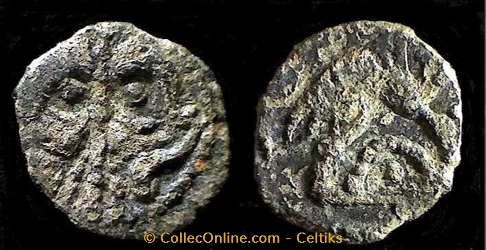série 380 obole du pont de la chaloire monnaie antique av jc ap gauloise serie 380 obole du pont de la chaloire