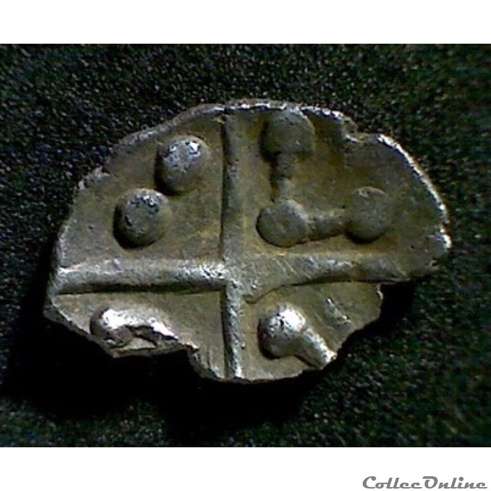 monnaie antique gauloise quinaire de baviere type schomaich