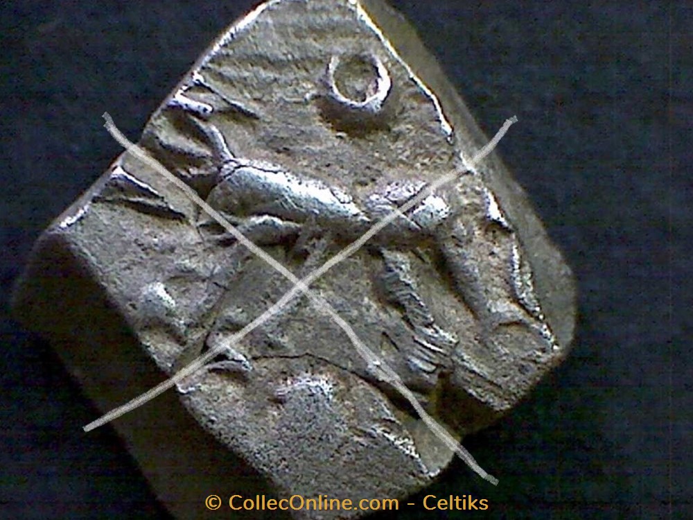 drachme au sanglier et au cercle 4 monnaies antiques celtes drachme au sanglier et au cercle