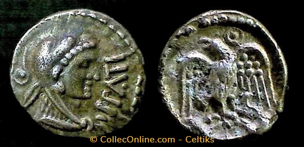denier EPATI monnaies antiques celtes denier epati