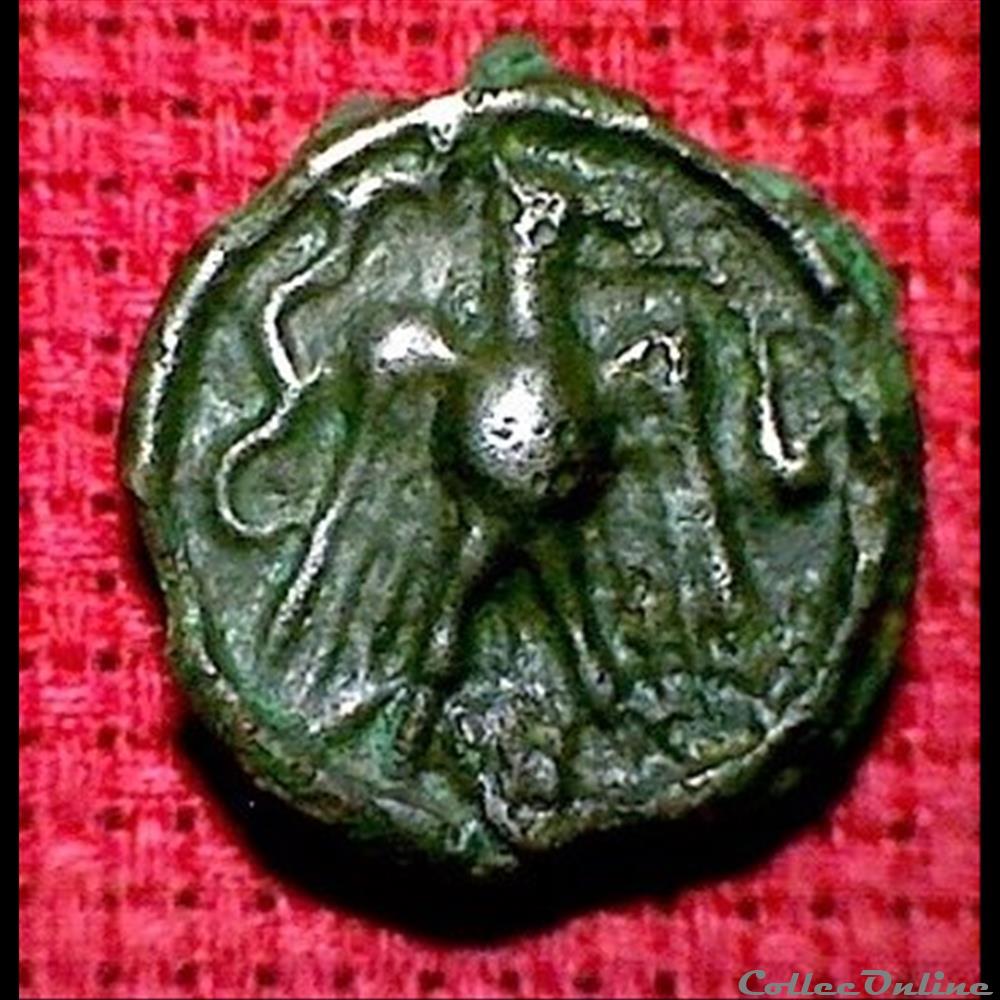 monnaie antique gauloise aigle