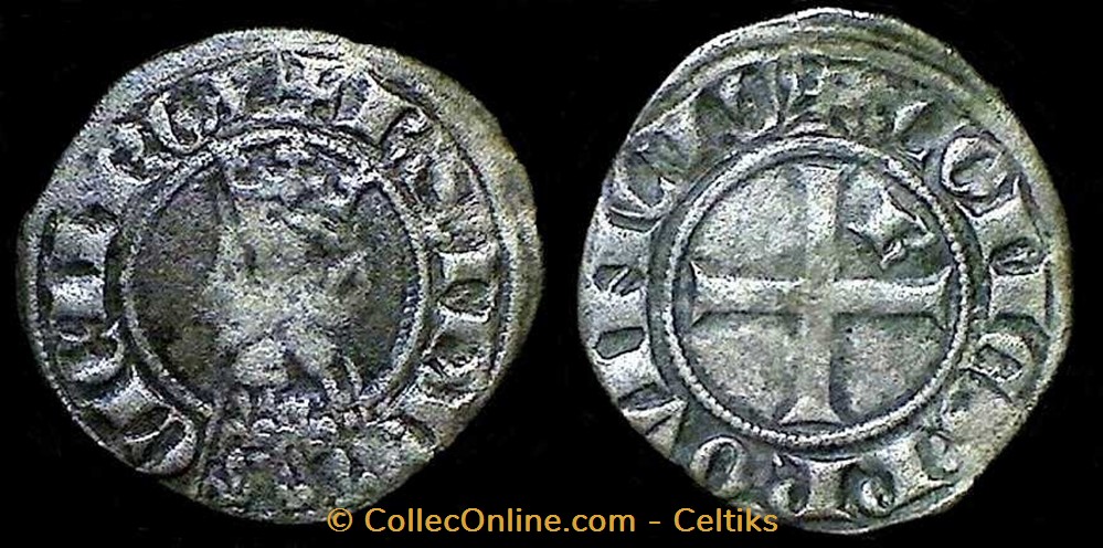 PROVENCE - Robert d'Anjou monnaie france feodale provence robert anjou