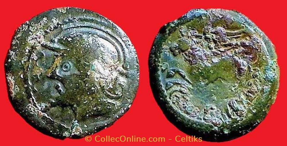 bronze CRICIRV barbu aux esses et annelet type 2 monnaies antiques celtes bronze cricirv barbu aux esses et annelet type 2