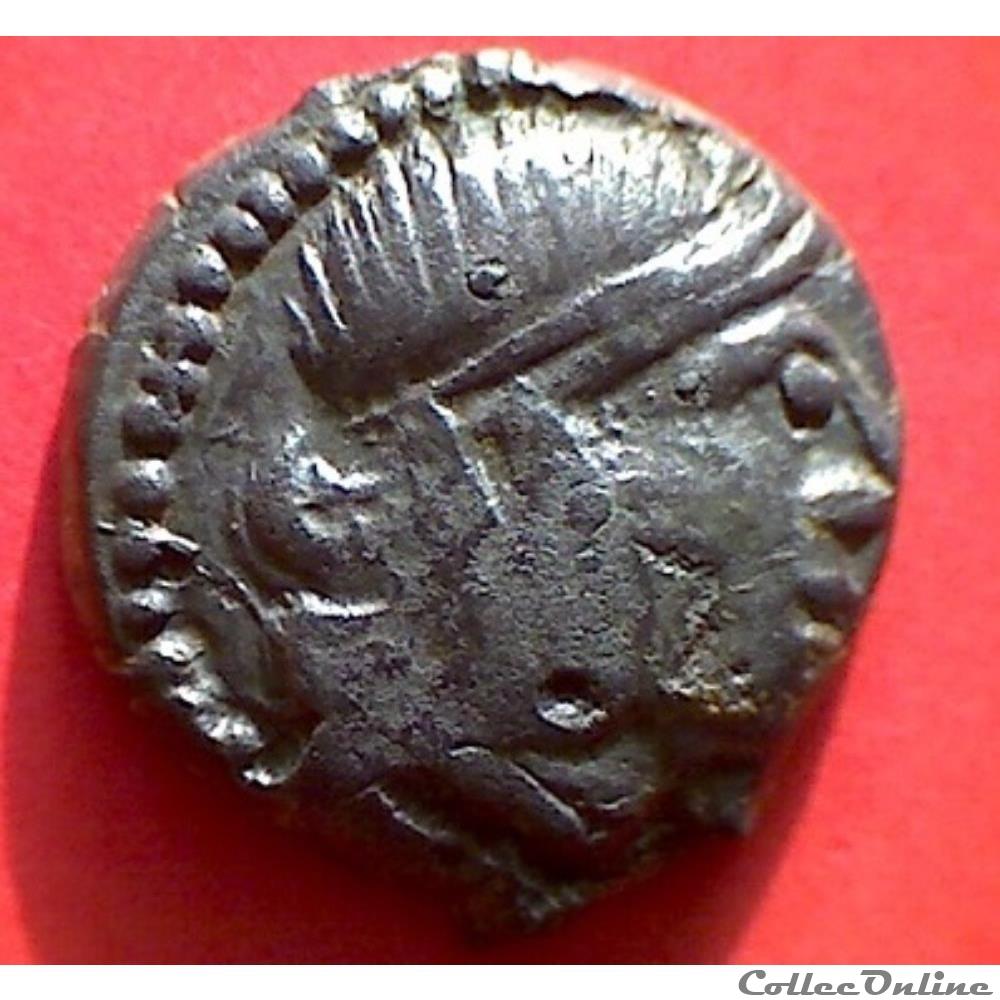 série 541 DT 2616 bronze au cheval et au pentagramme monnaie antique gauloise serie 541 dt 2616 bronze au cheval et au pentagramme