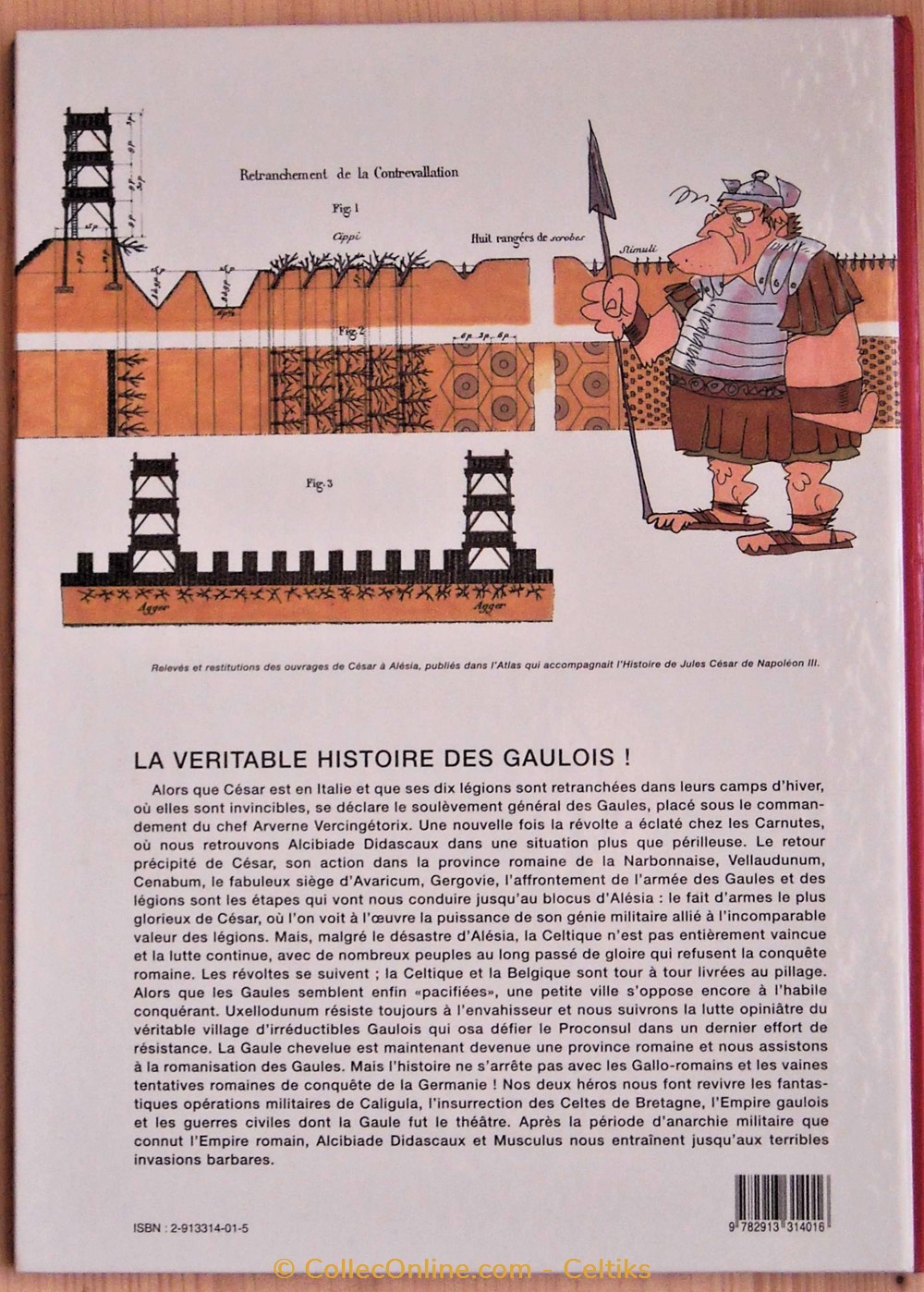 bande dessinée - ALCIBIADE DIASCAUX chez les gaulois 3 livres bd revues bandes dessinees bande dessinee alcibiade diascaux chez les gaulois 3