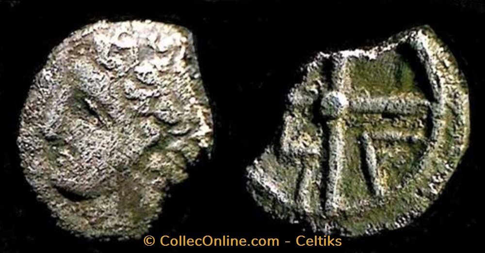 obole MA tête à gauche monnaies antiques celtes obole ma tete a gauche