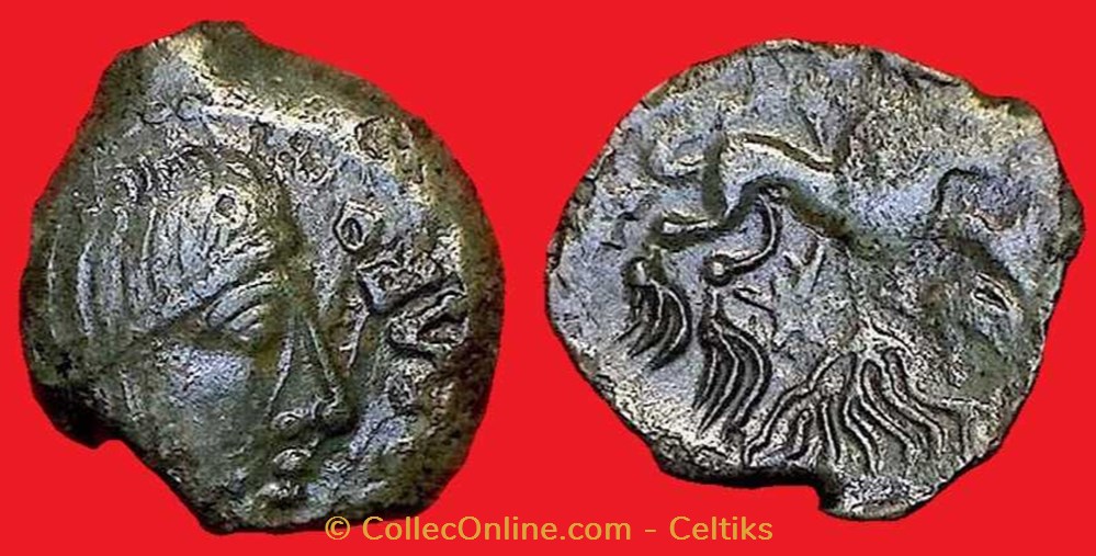 bronze CISIAMBOS monnaies antiques celtes bronze cisiambos