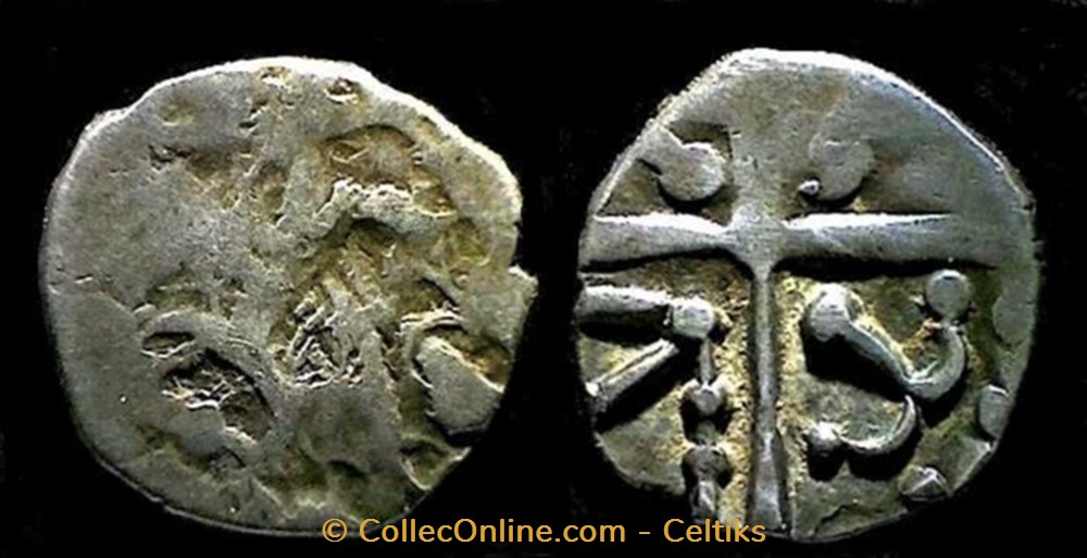 drachme type de CUZANCE monnaies antiques celtes drachme type de cuzance