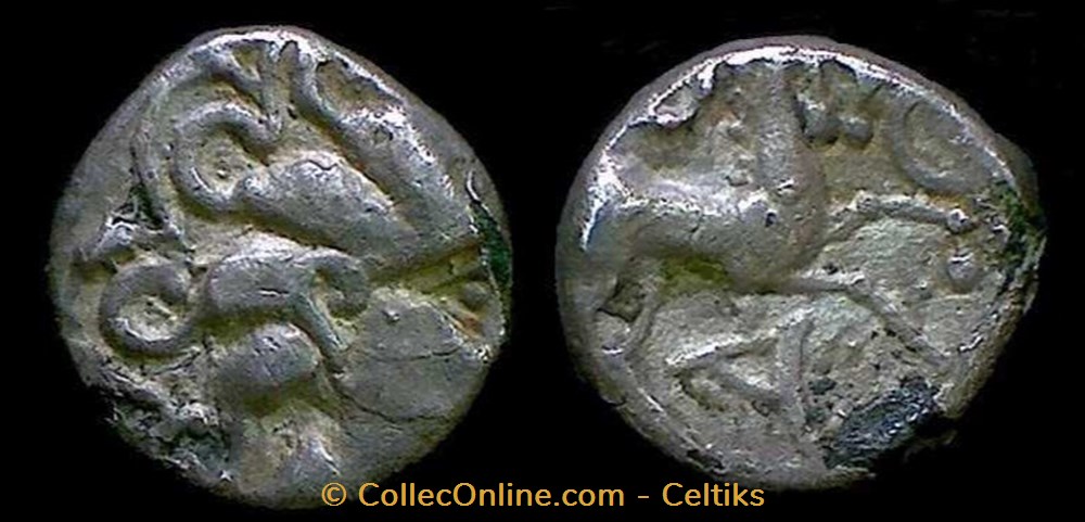 denier au monogramme monnaies antiques celtes denier au monogramme