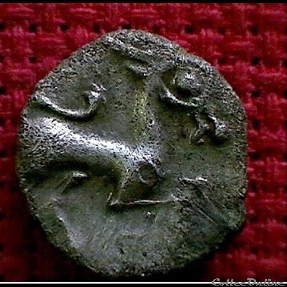 cervidé monnaie antique gauloise cervide