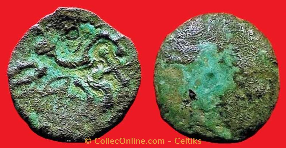 monnaies antiques celtes bronze au cheval